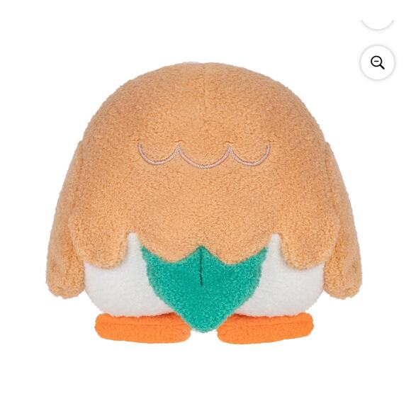 Pokémon 5" Sleeping Plush Rowlet New with Tags - Picture 2 of 3